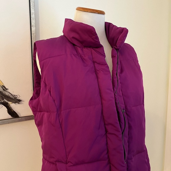 Charter Club Petite Purple Puffer Style Vest Size PM - Picture 3 of 10